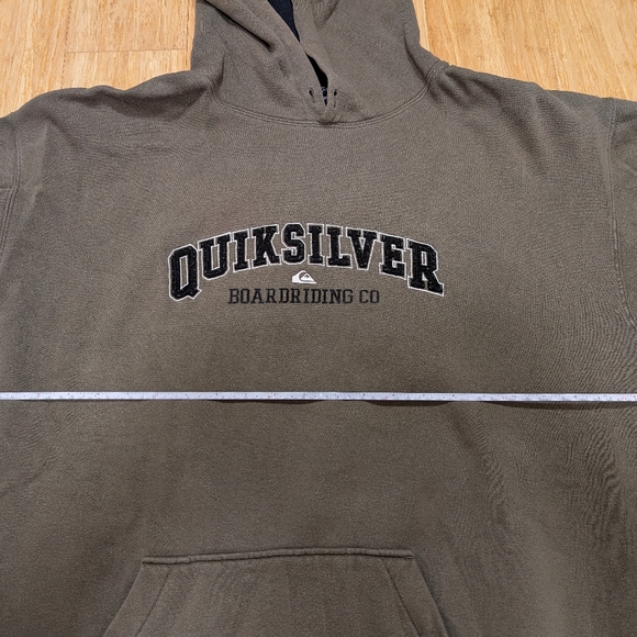 Quiksilver Men's XL Olive Hoodie - Picture 2 of 6
